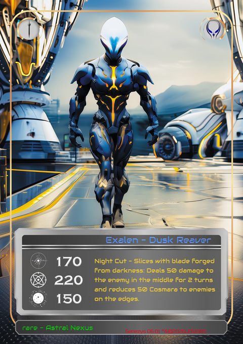 Blue-side alien card